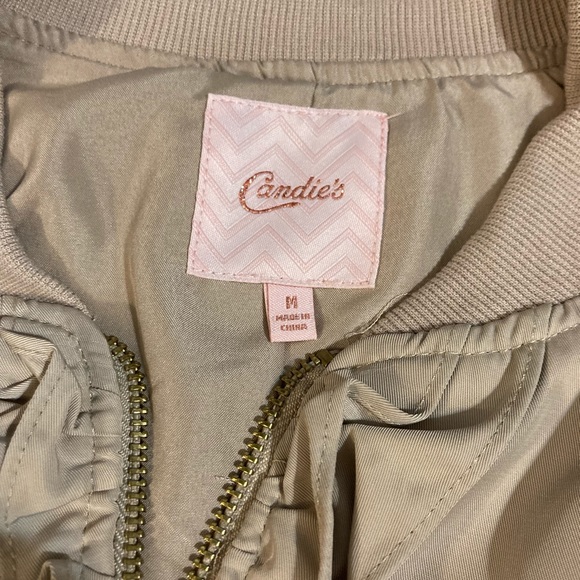 Candies Bomber Jacket with Ruffle detail - Picture 5 of 6